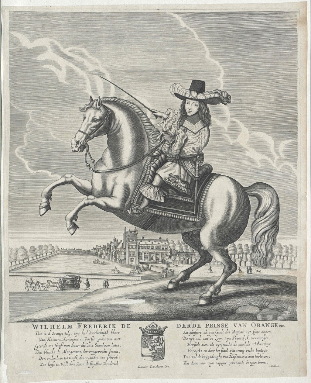 Anglický král Vilém III. od Artist Unknown