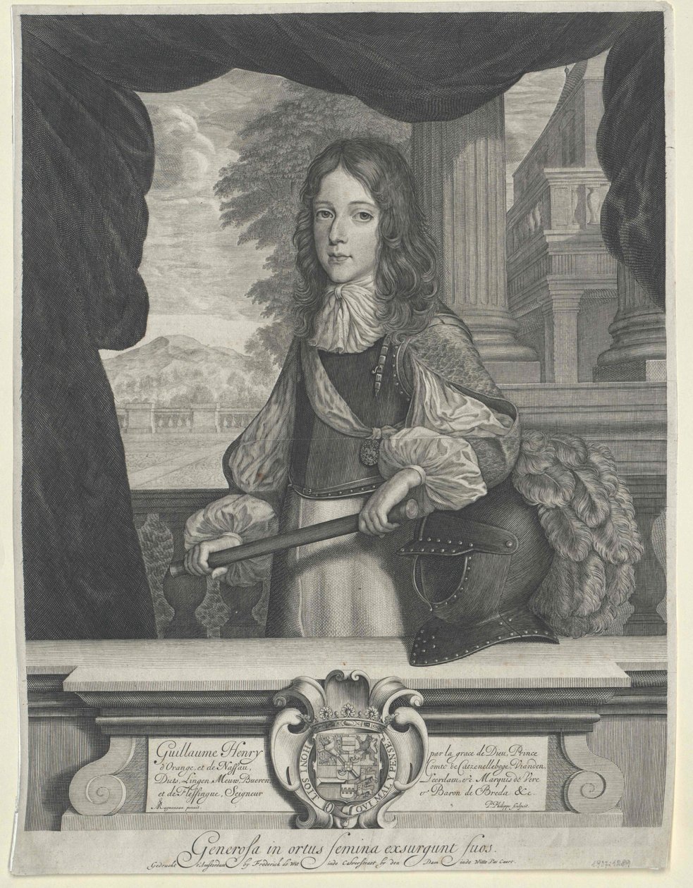 Anglický král Vilém III. od Artist Unknown