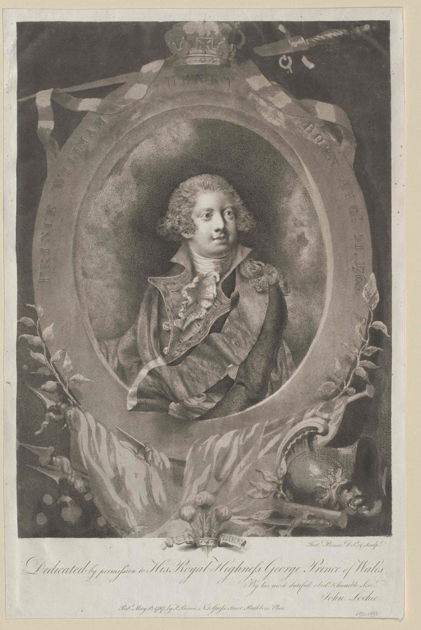 Anglický král Vilém IV. od Artist Unknown