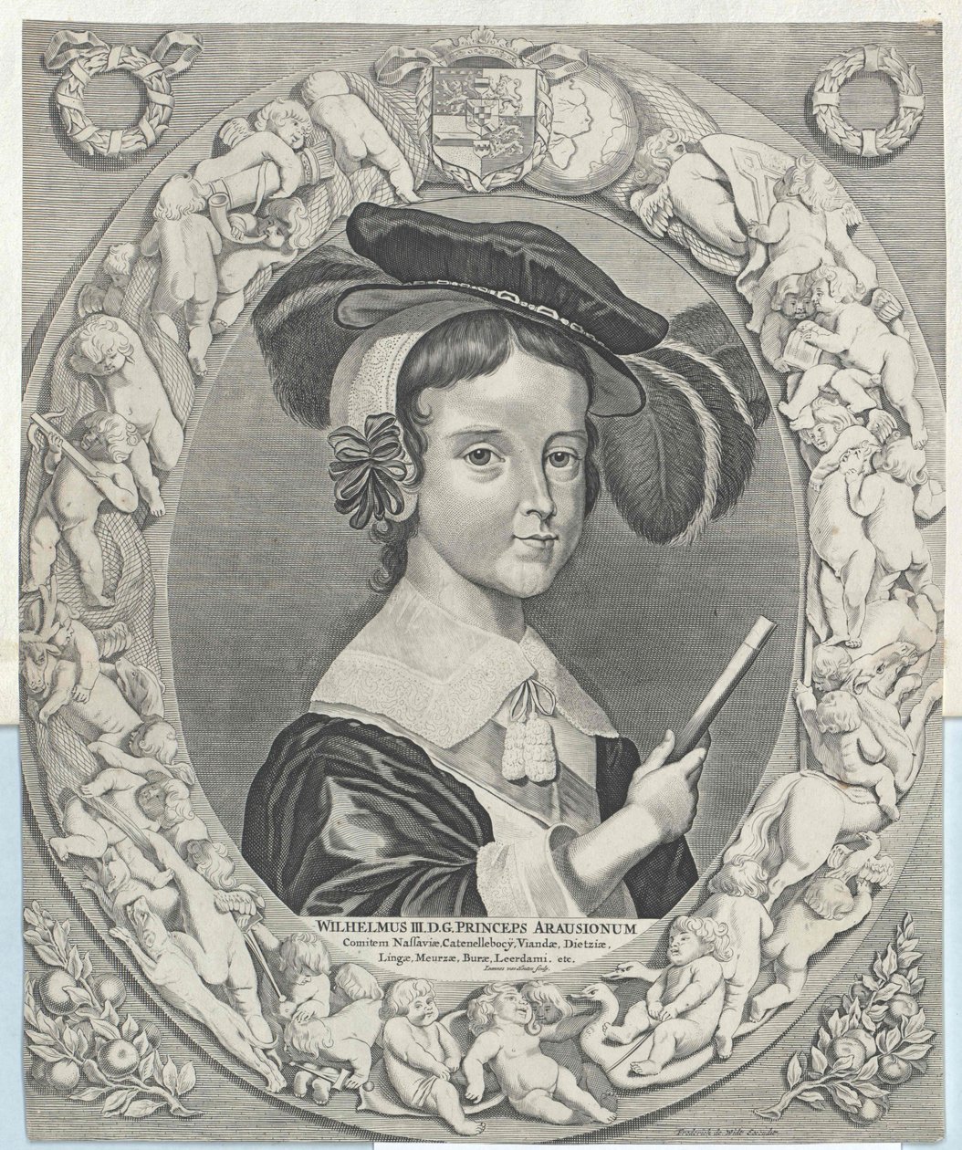 Anglický král Vilém III. od Artist Unknown