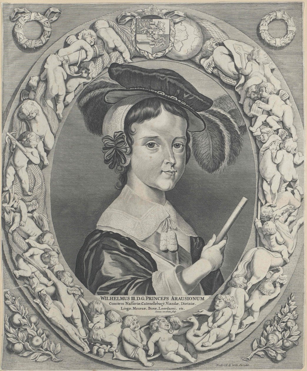 Anglický král Vilém III. od Artist Unknown