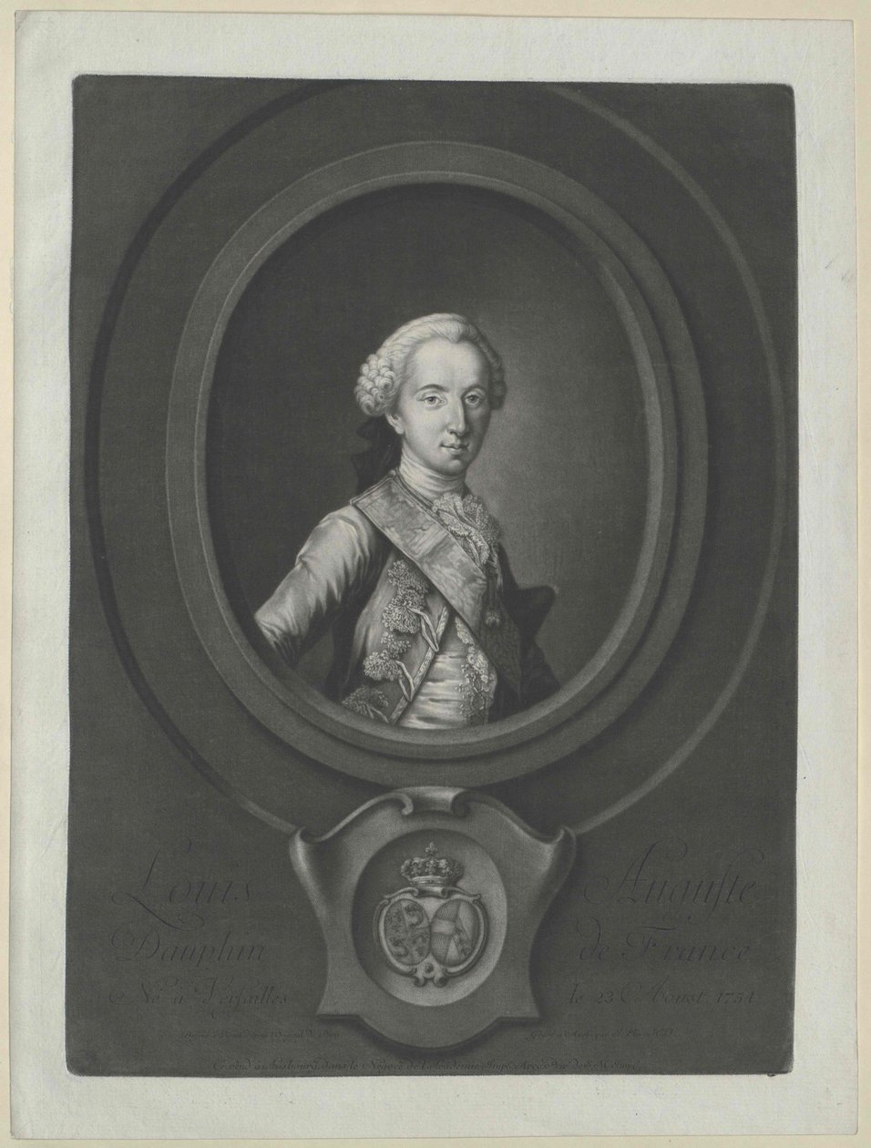 Francouzský král Ludvík XVI. od Artist Unknown