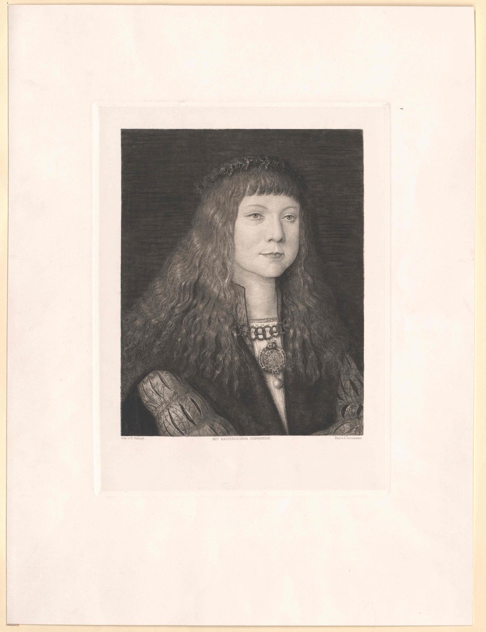 Uherský král Lewis II (tisk) od Artist Unknown