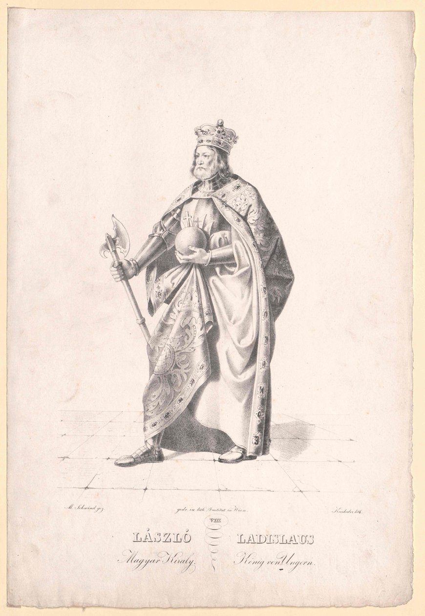 Uherský král svatý Ladislav I. od Artist Unknown