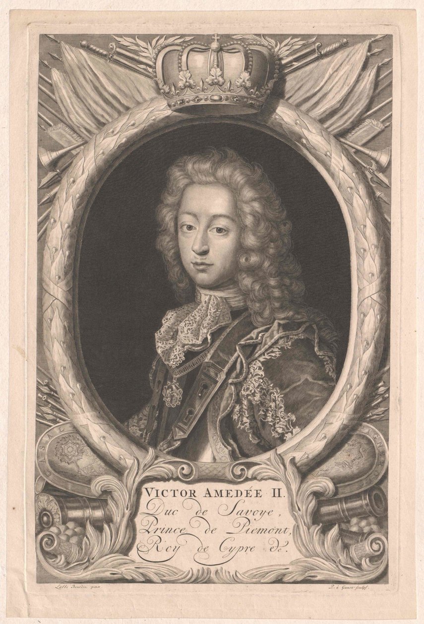 Sardinský král Viktor Amadeus I. od Artist Unknown