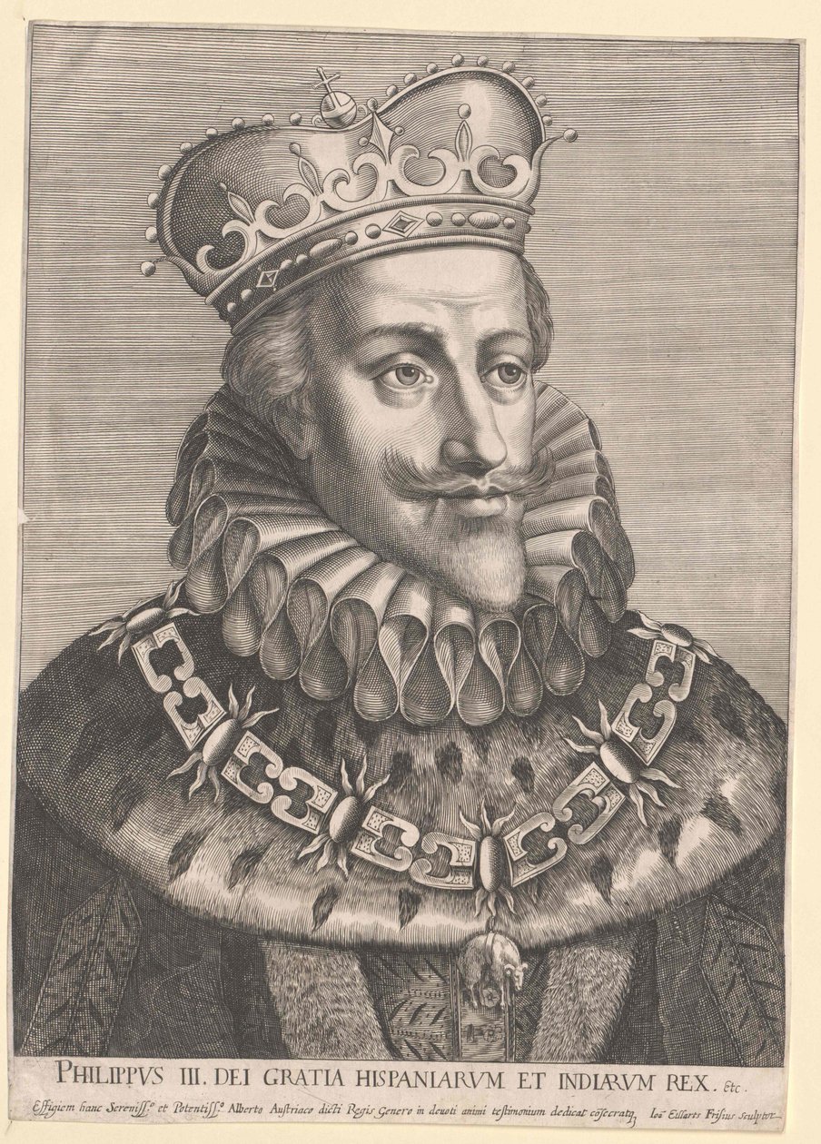 Španělský král Filip III. od Artist Unknown