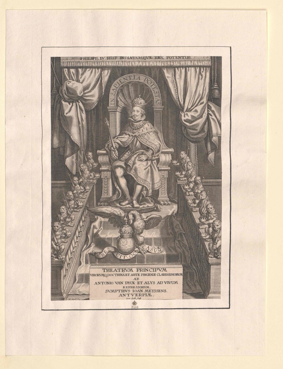 Španělský král Filip IV. od Artist Unknown