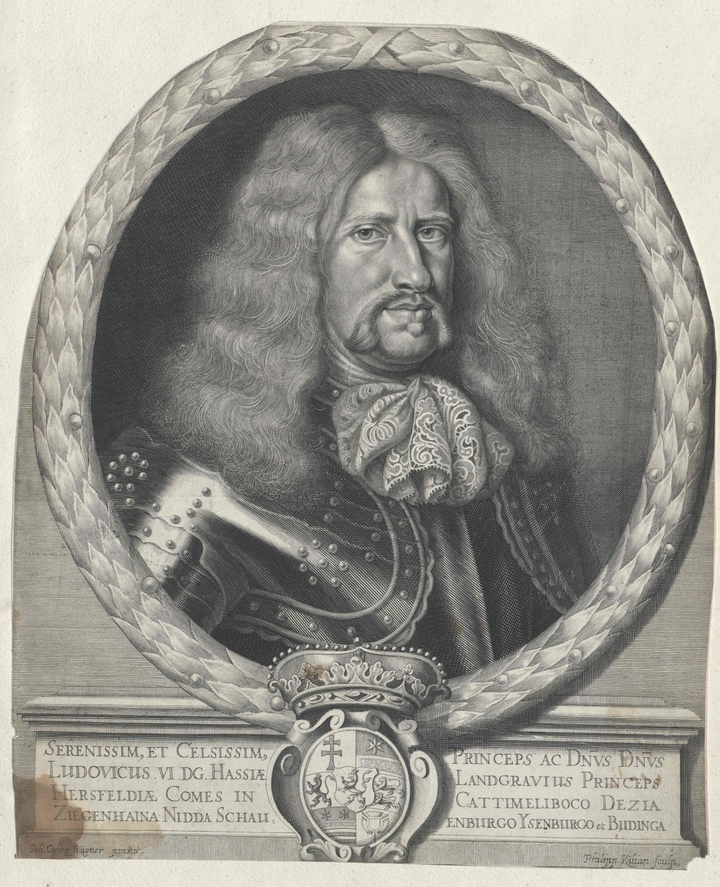 Hesensko-darmstadtský landkrabě Lewis VI. od Artist Unknown