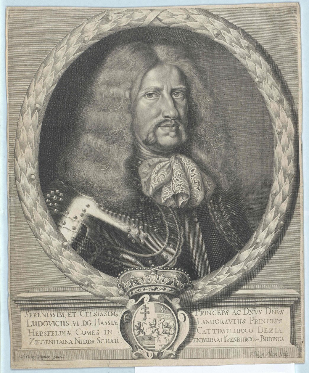 Hesensko-darmstadtský landkrabě Lewis VI. od Artist Unknown