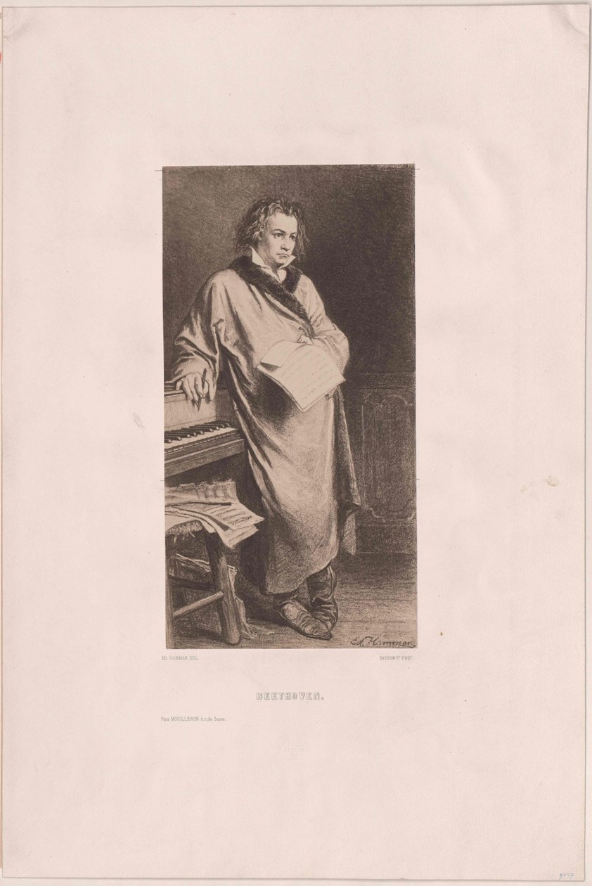 Ludwig van Beethoven od Artist Unknown