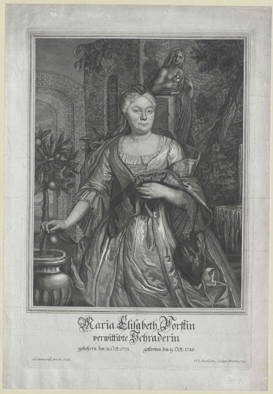 Maria Elisabeth Vorst od Artist Unknown