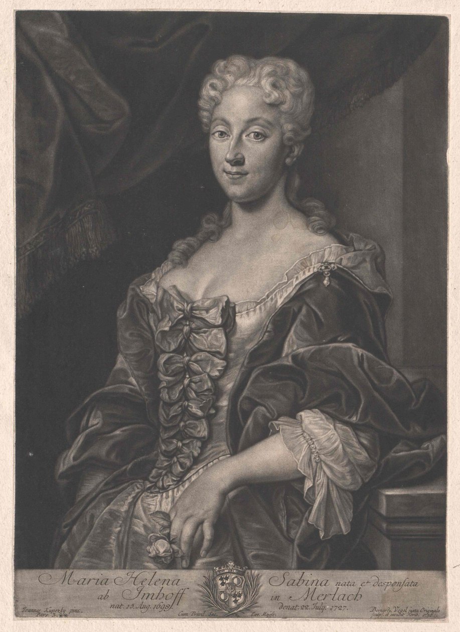 Maria Helen Sabina von Imhoff od Artist Unknown