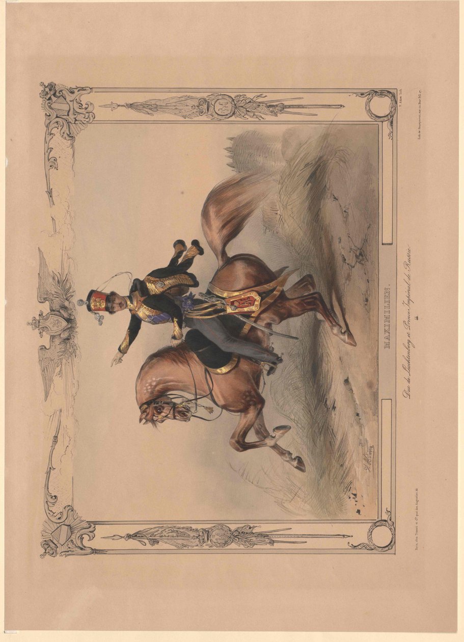 Maxmilián vévoda Leuchtenberg od Artist Unknown