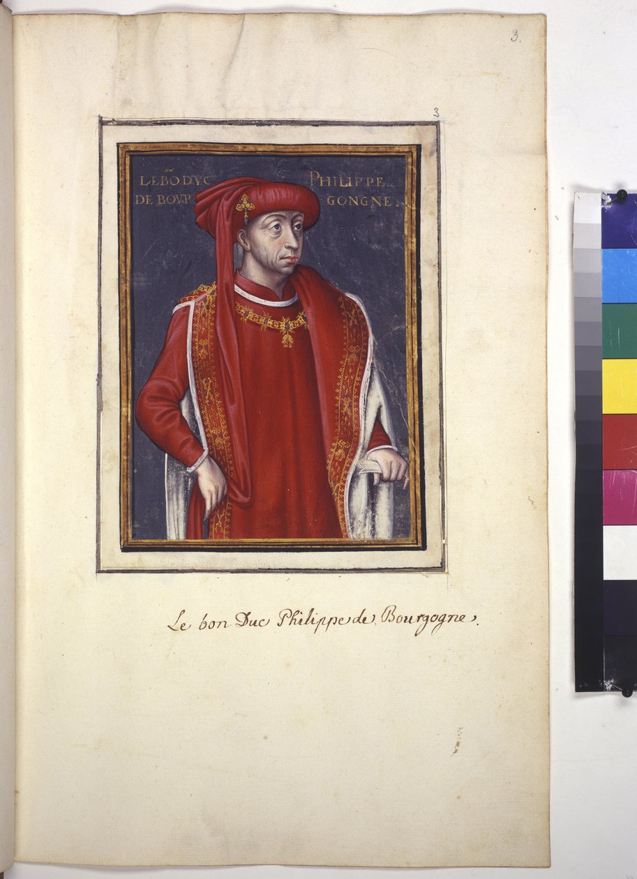 Miniatura, :, Filip III. dobrý od Artist Unknown
