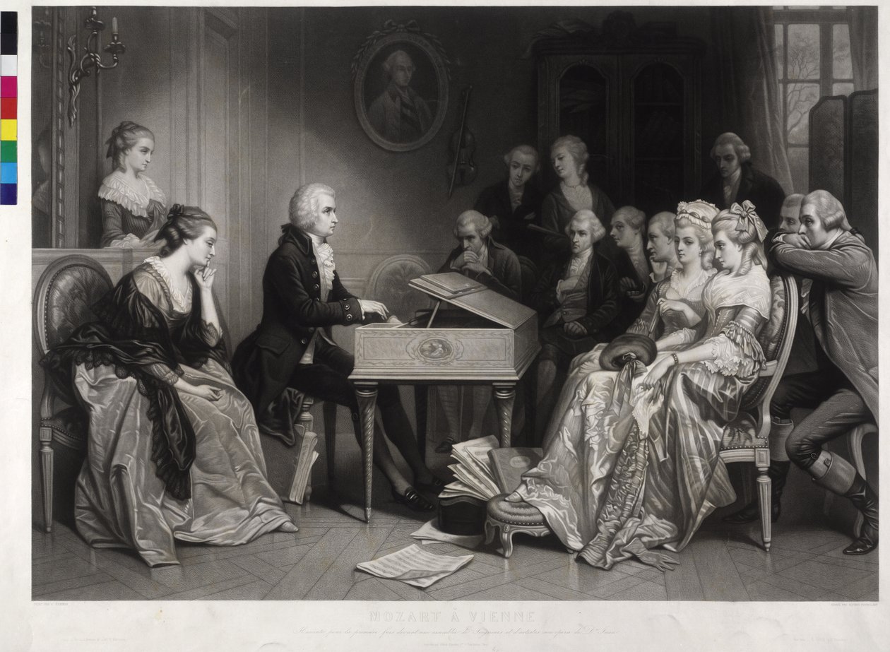 Mozart ve Vídni od Artist Unknown