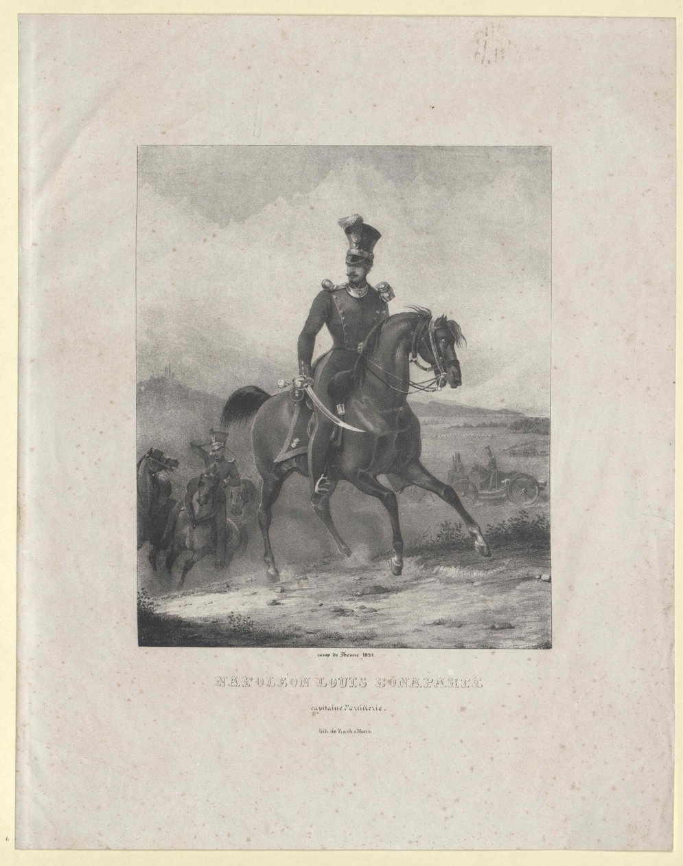 Napoleon III. císařem francouzským, od Artist Unknown