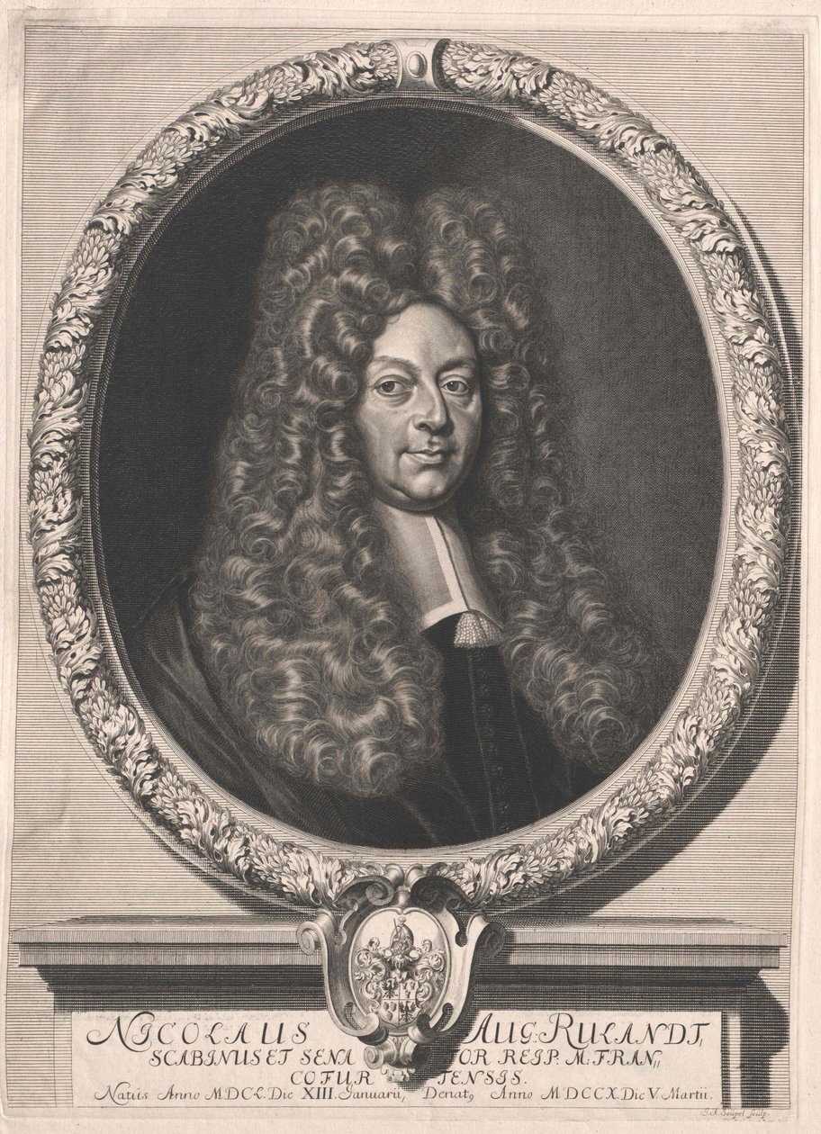 Nicolaus August Ruland (tisk) od Artist Unknown