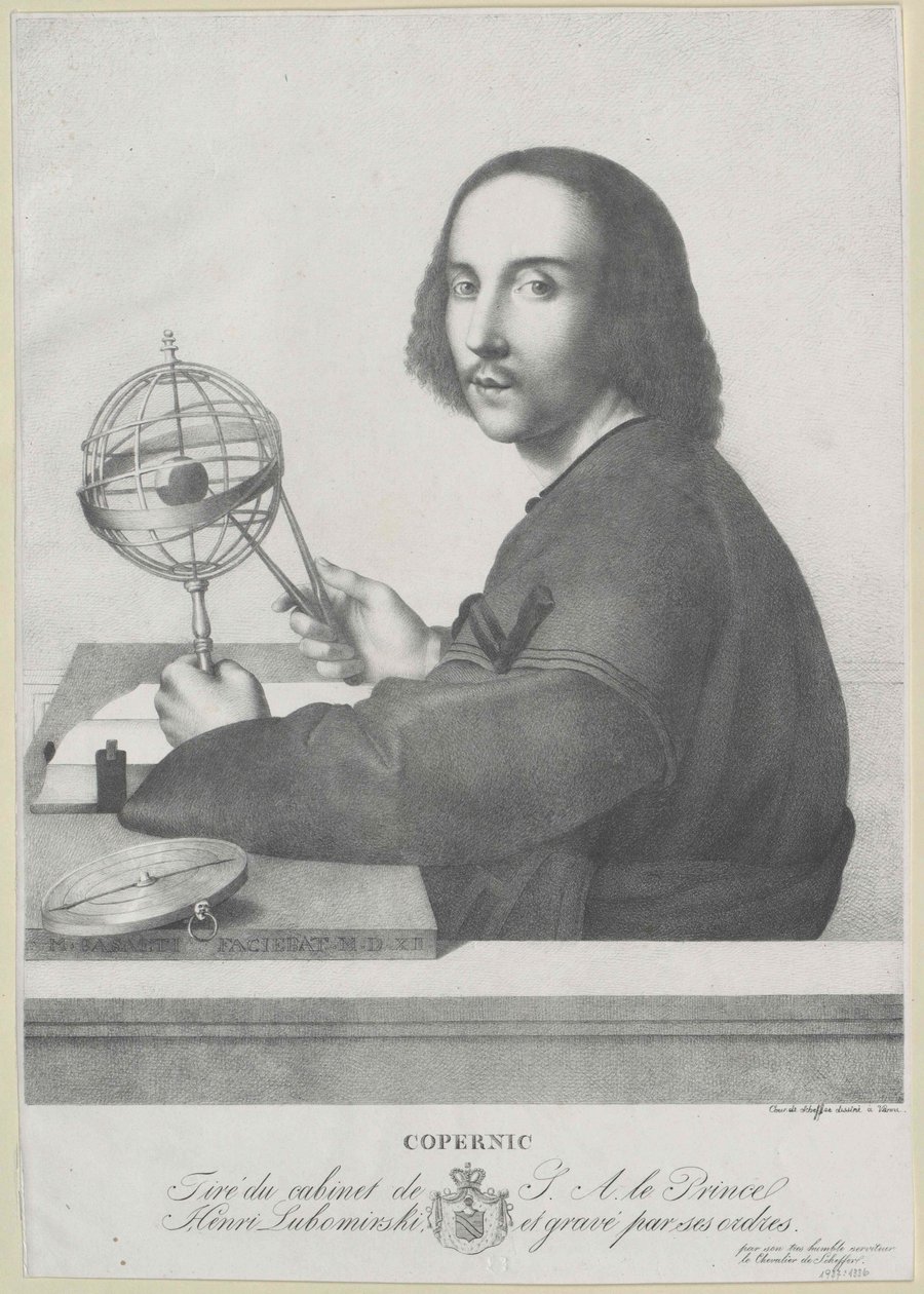 Mikuláš Koperník od Artist Unknown