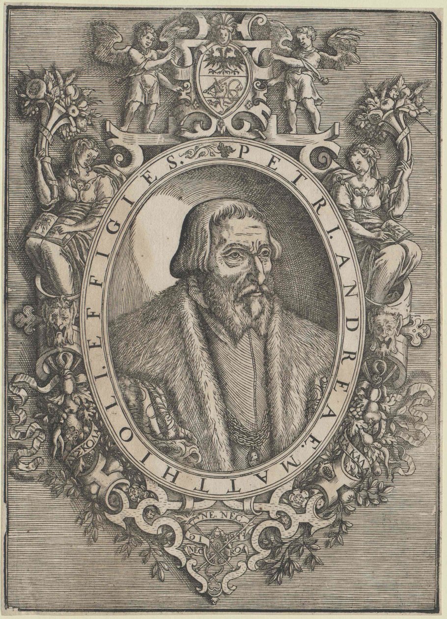 Pietro Andrea Mattioli (tisk) od Artist Unknown