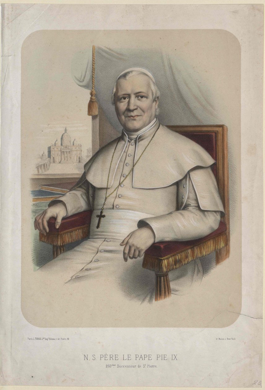 Papež Pius IX. od Artist Unknown