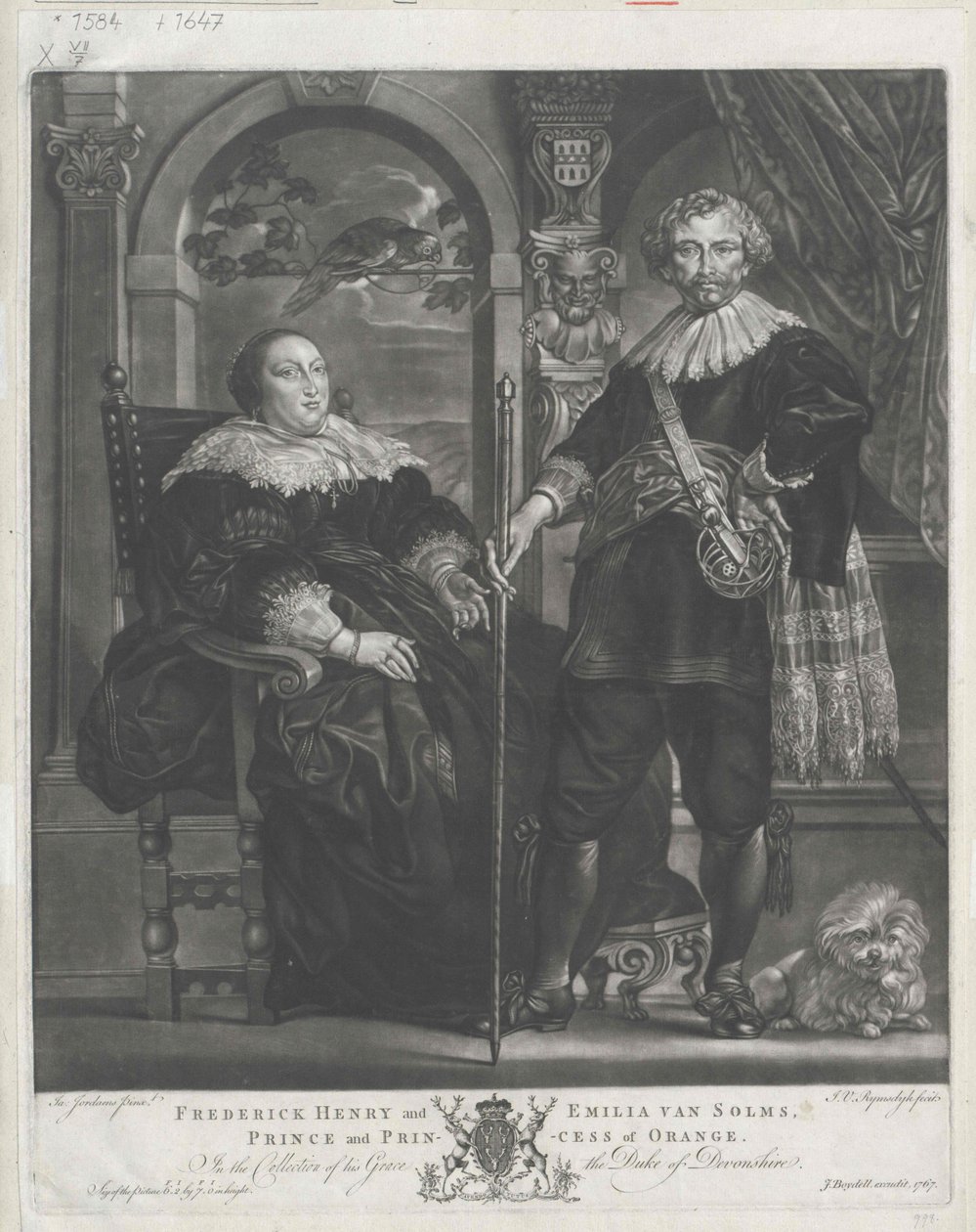 Princ Oranžský Frederick Henry od Artist Unknown