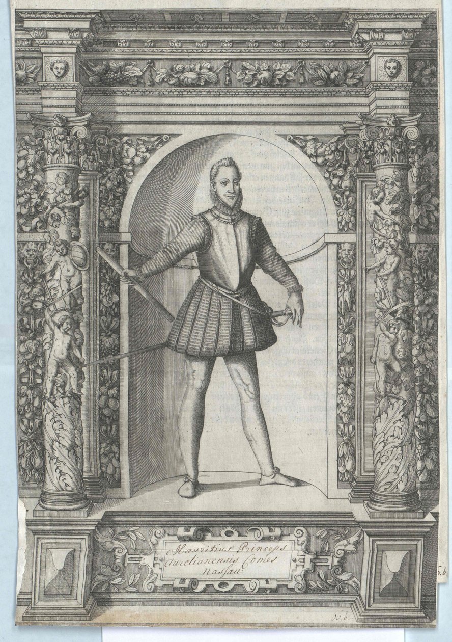 Oranžský princ Moritz od Artist Unknown