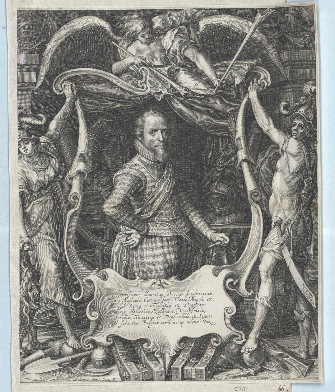 Oranžský princ Moritz od Artist Unknown