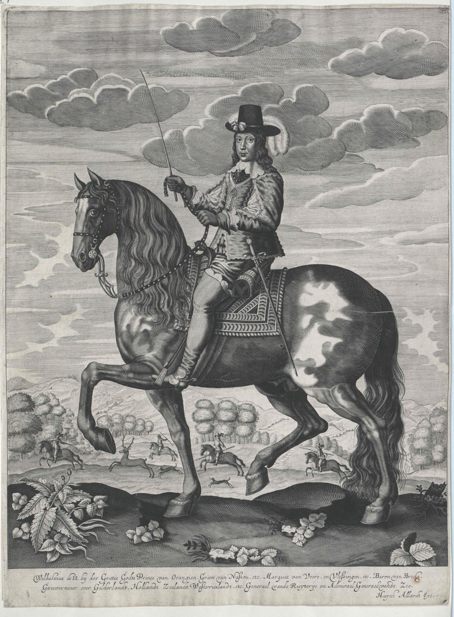 Oranžský princ Vilém II. od Artist Unknown