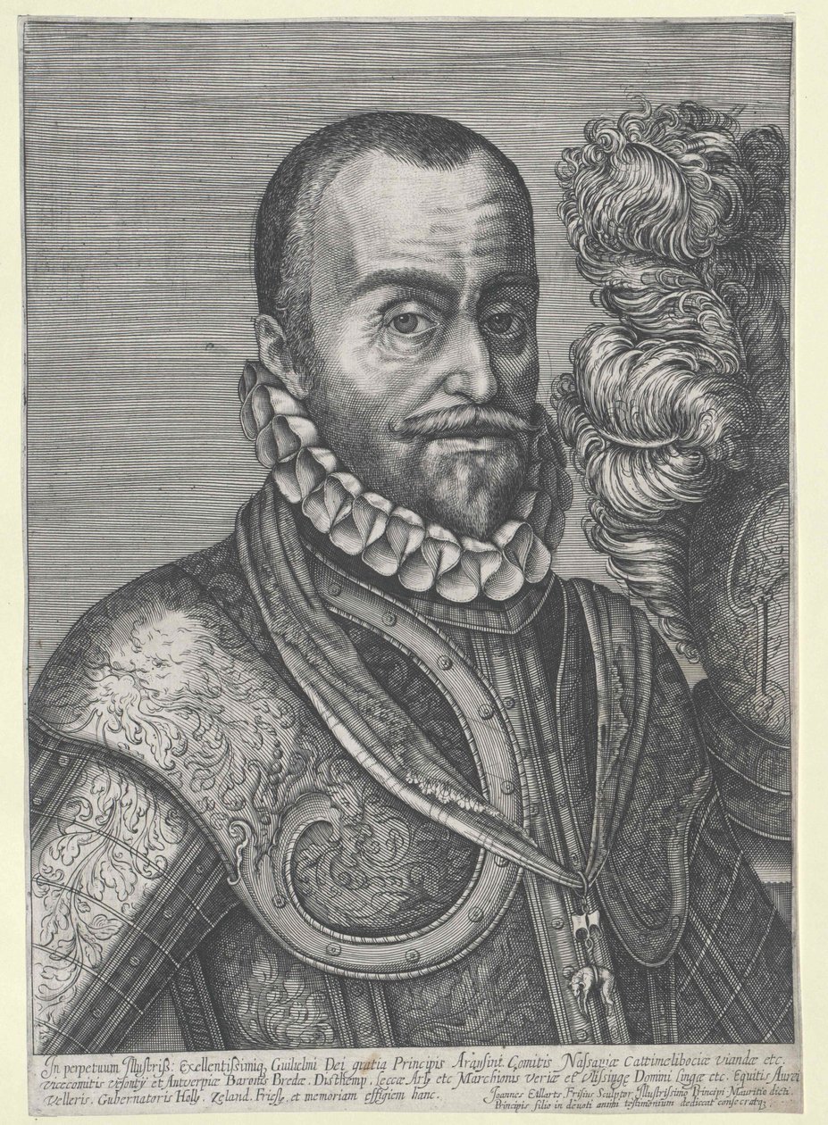 Princ Oranžský William I. (tisk) od Artist Unknown