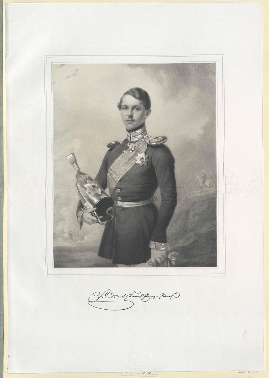 Pruský princ Karl od Artist Unknown