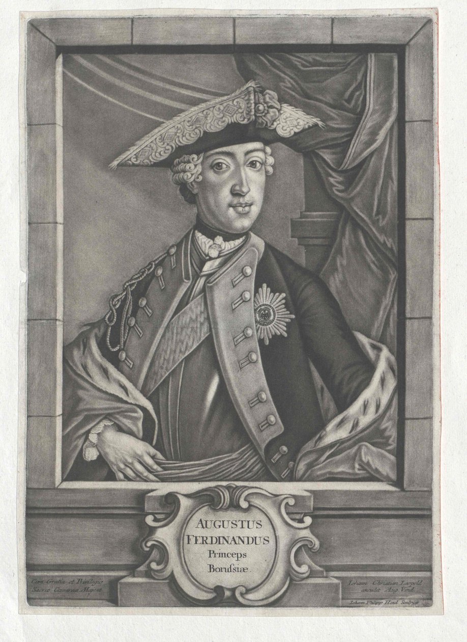 Pruský princ Ferdinand od Artist Unknown