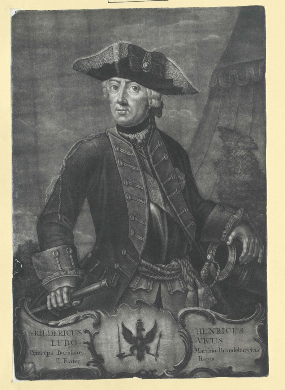 Princ pruský Jindřich od Artist Unknown