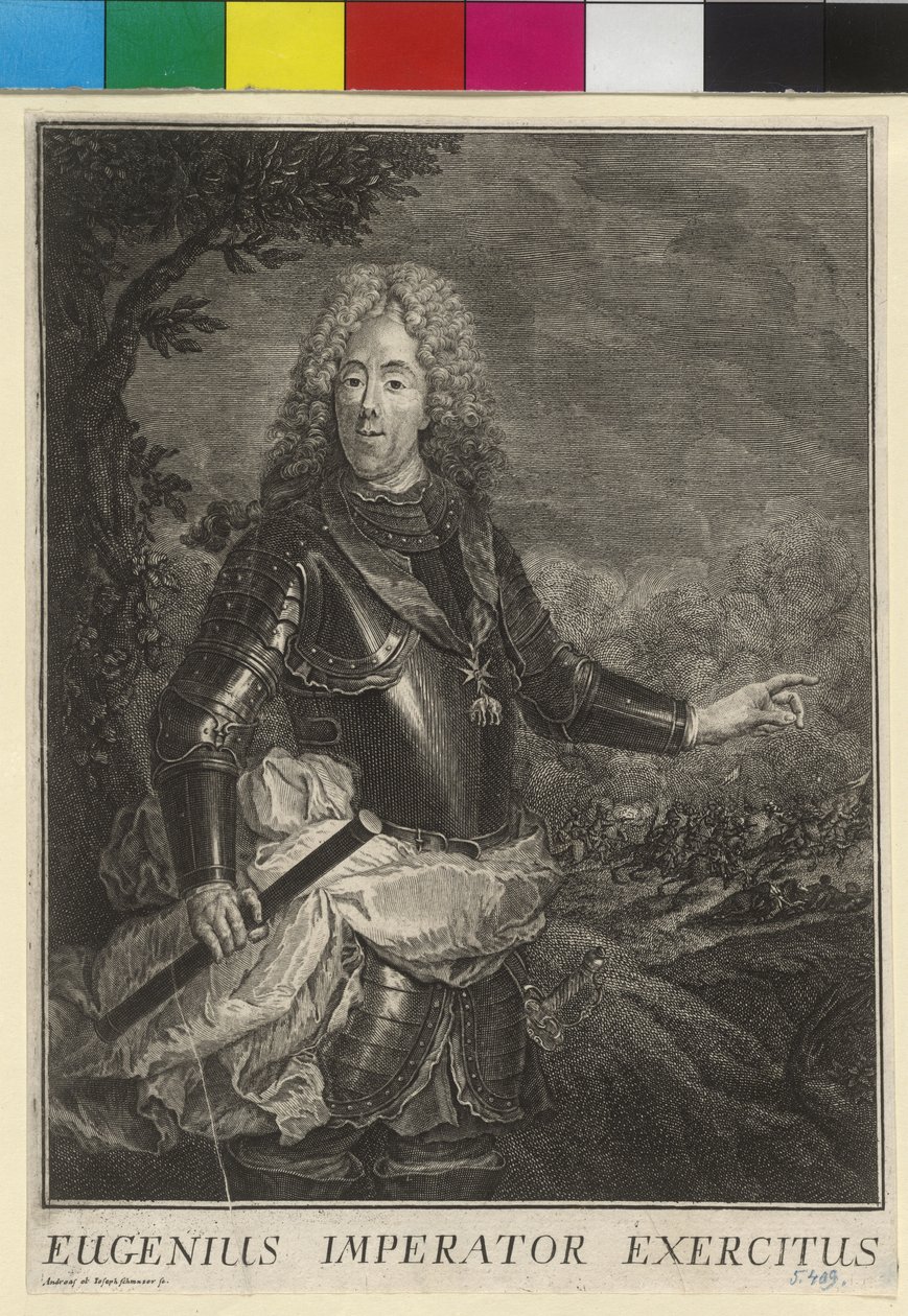Prince of Savoy Carignan Eugene od Artist Unknown
