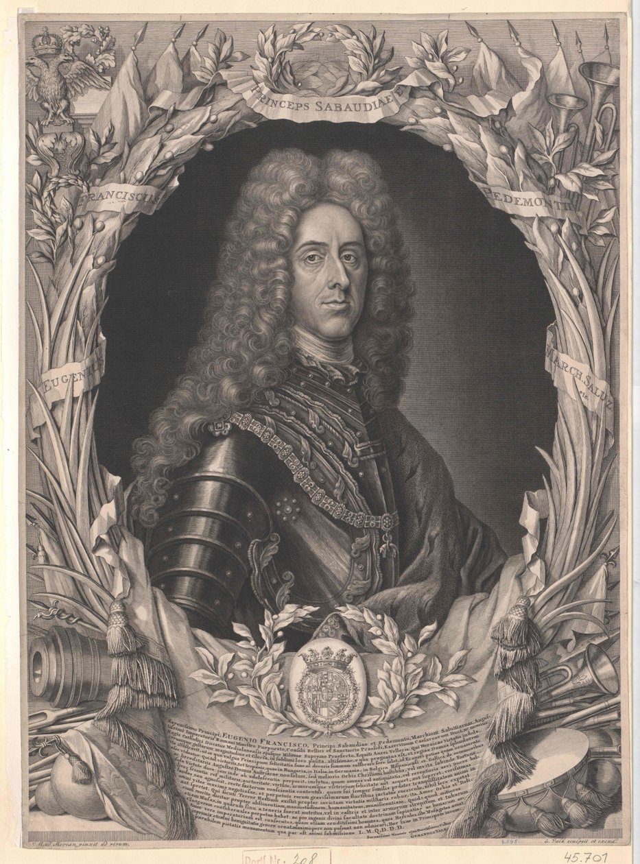 Prince of Savoy Carignan Eugene od Artist Unknown