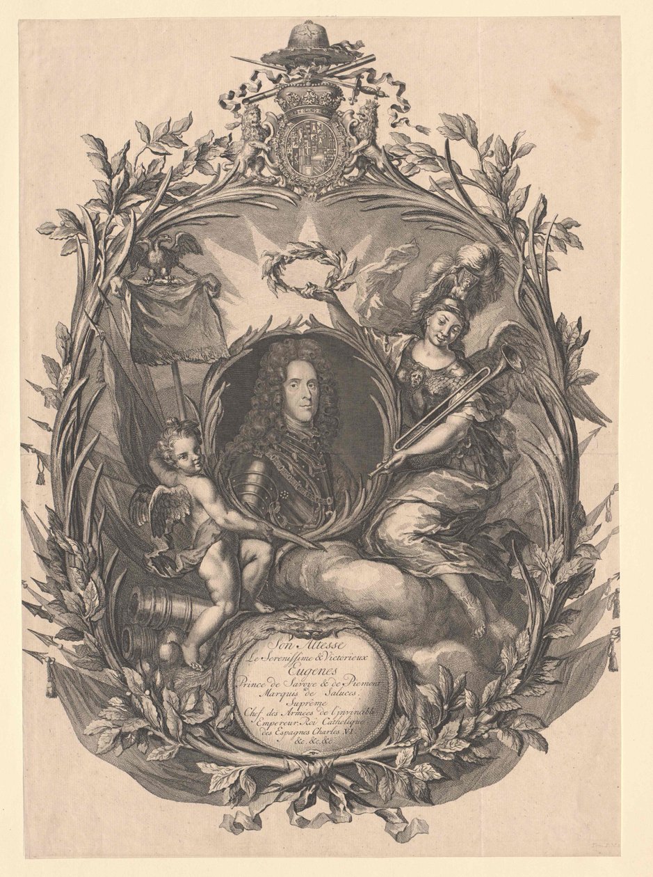Prince of Savoy Carignan Eugene od Artist Unknown