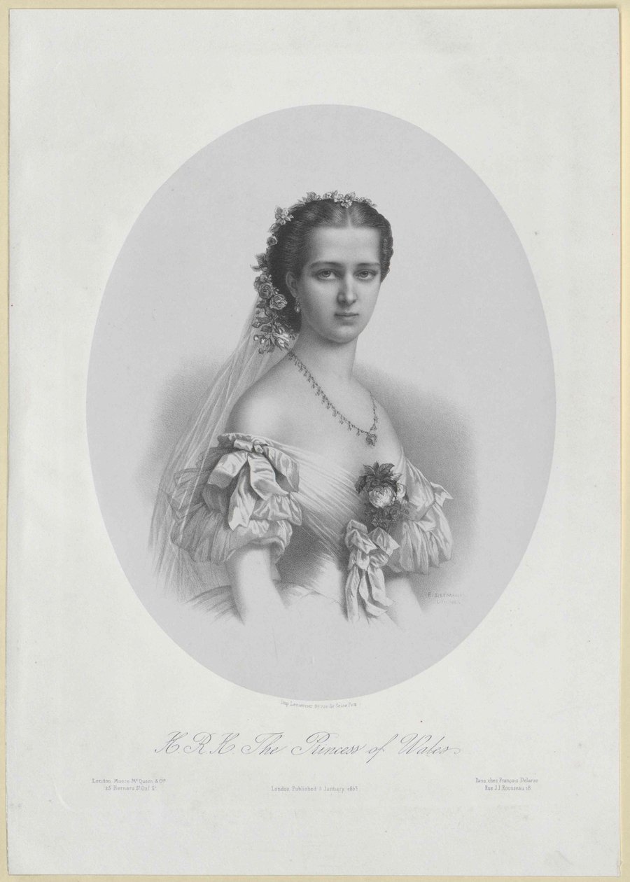 Dánská princezna Alexandra od Artist Unknown