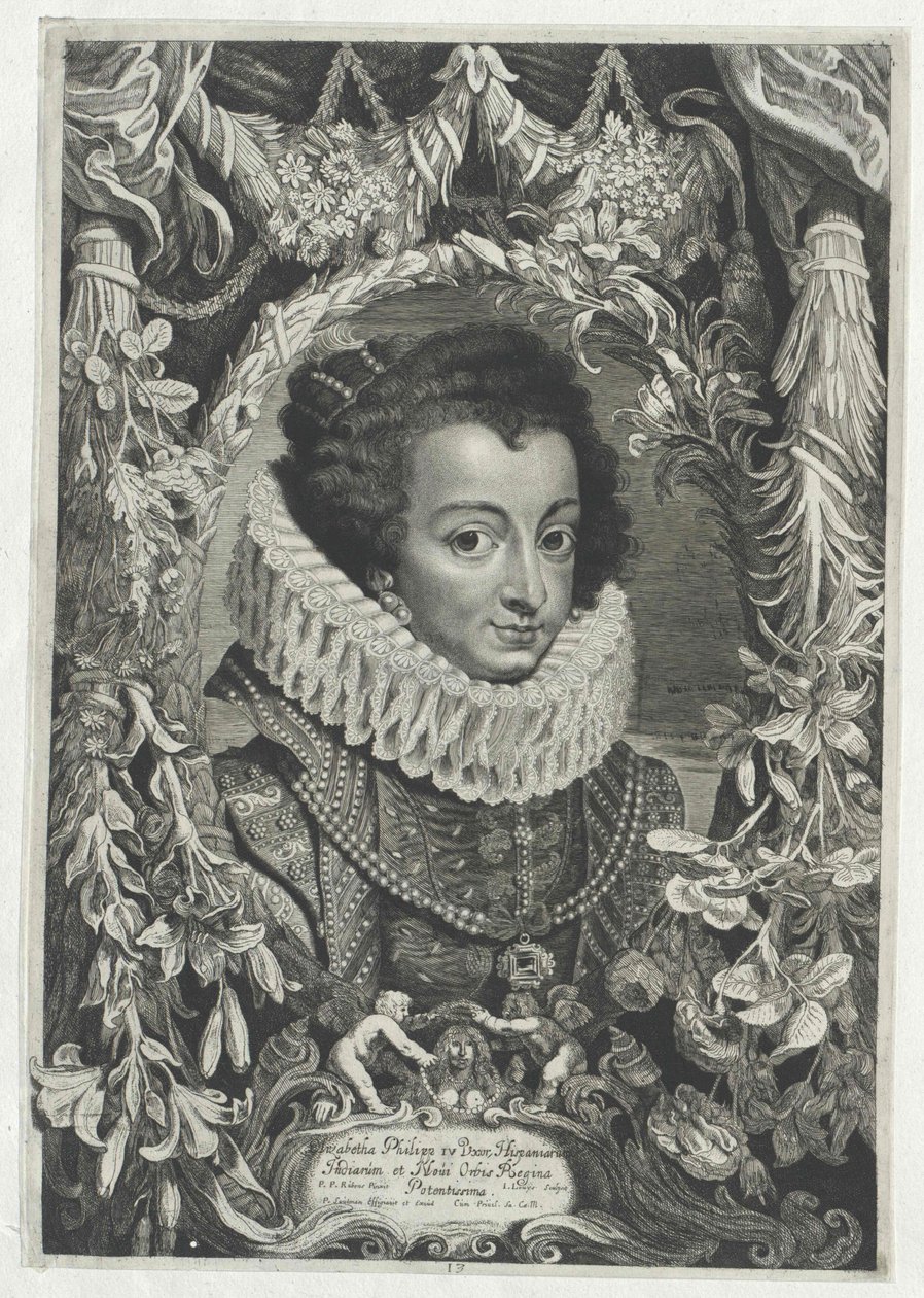 Francouzská princezna Elisabeth (tisk) od Artist Unknown