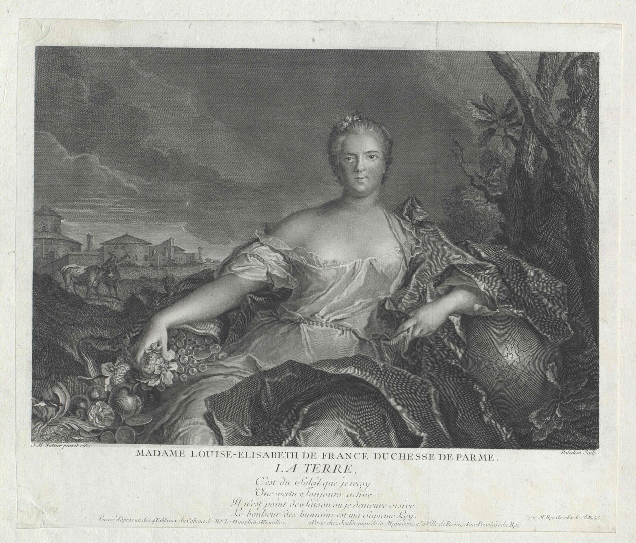 Francouzská princezna Elisabeth od Artist Unknown