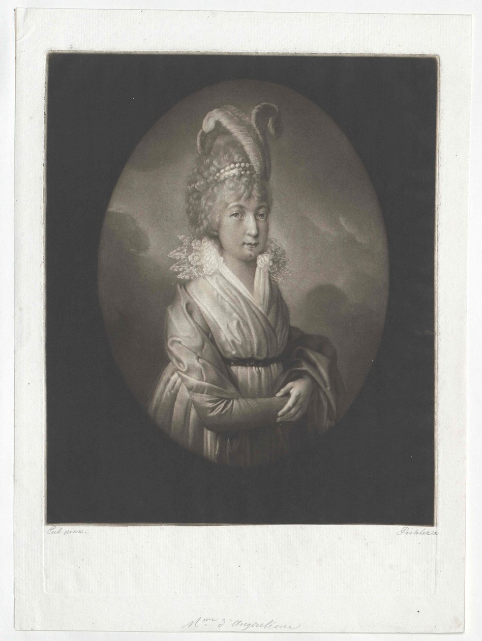 Francouzská princezna Marie Terezie od Artist Unknown