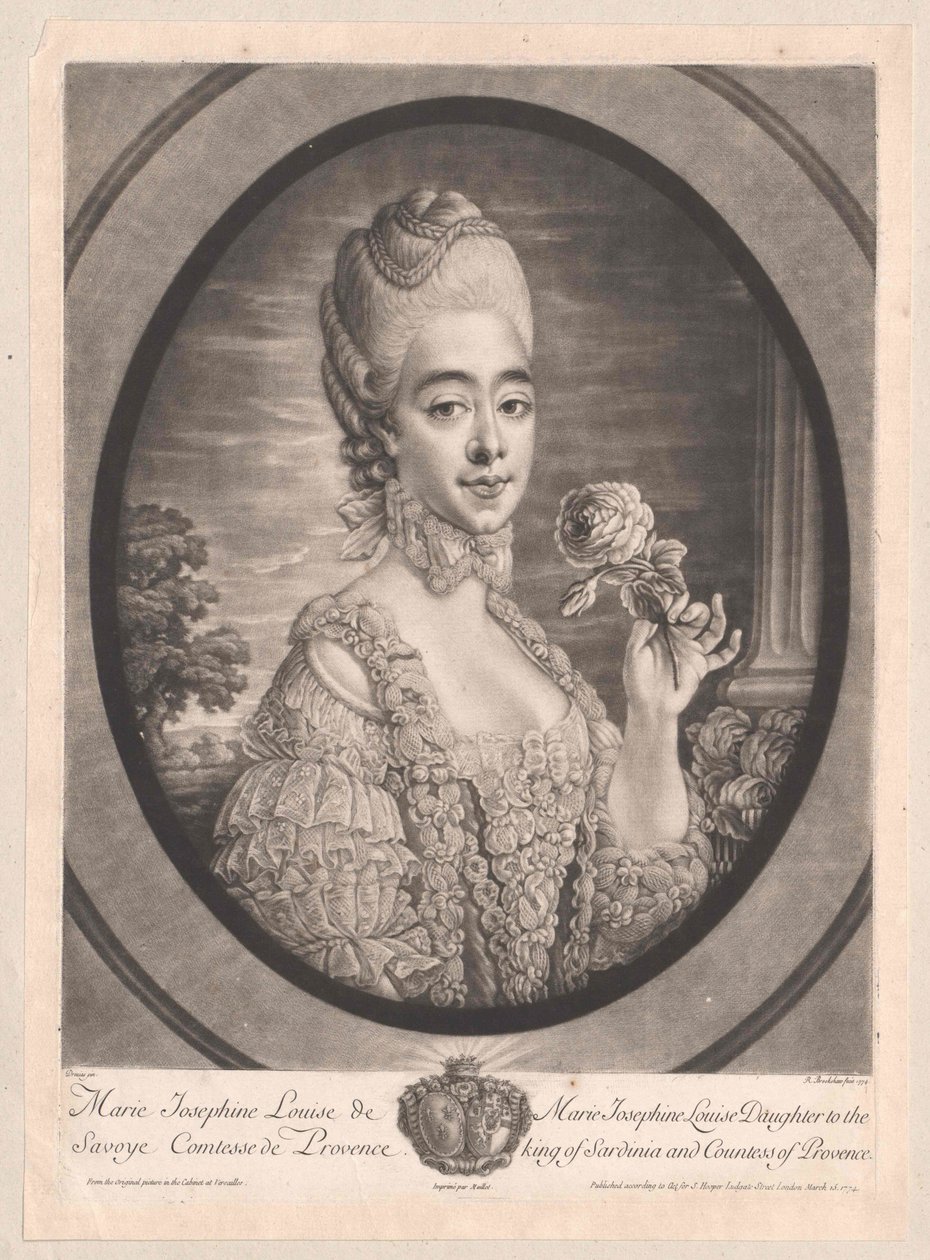 Savojská princezna Louise od Artist Unknown