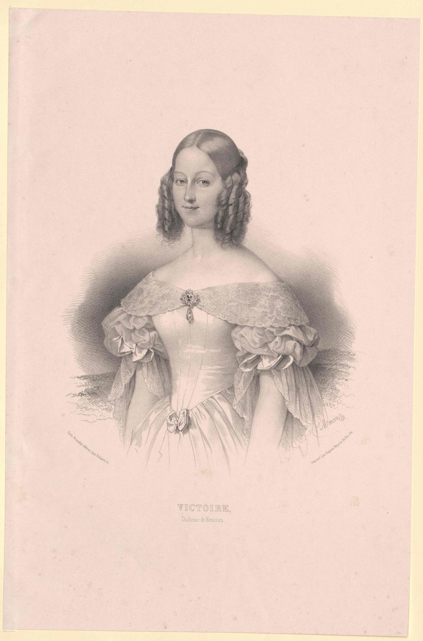Princezna sasko-kobursko-gothajská Viktorie od Artist Unknown