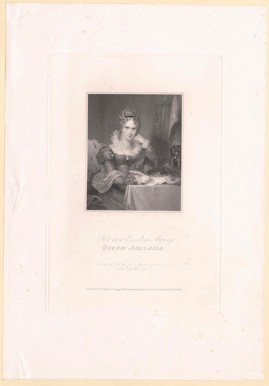 Sasko-Meiningenská princezna Adelaide od Artist Unknown