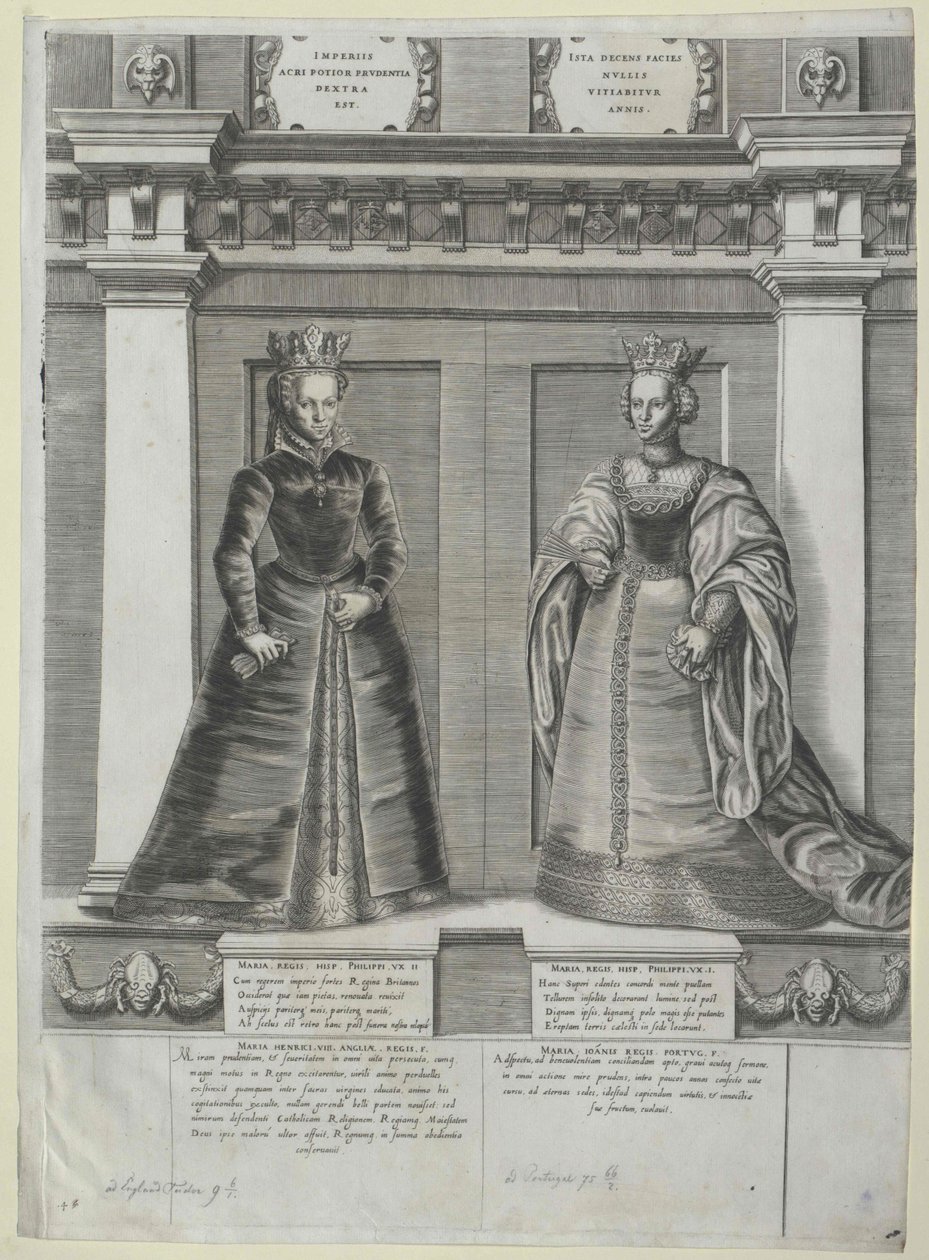 Anglická královna Marie I. od Artist Unknown