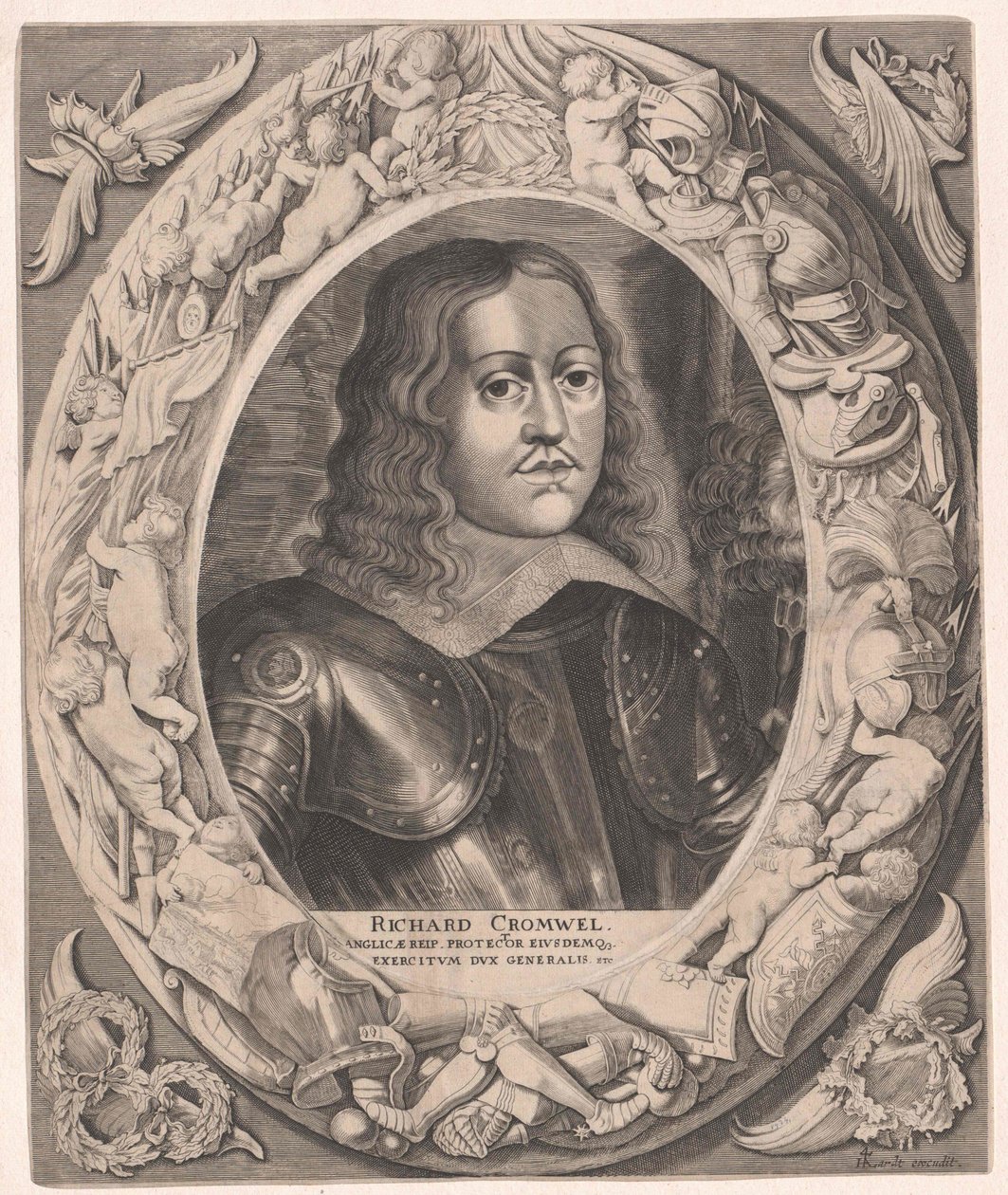 Richard Cromwell od Artist Unknown