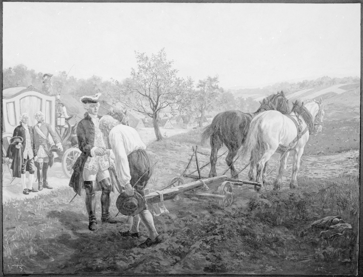 Římskoněmecký císař +1790 Josef II. od Artist Unknown