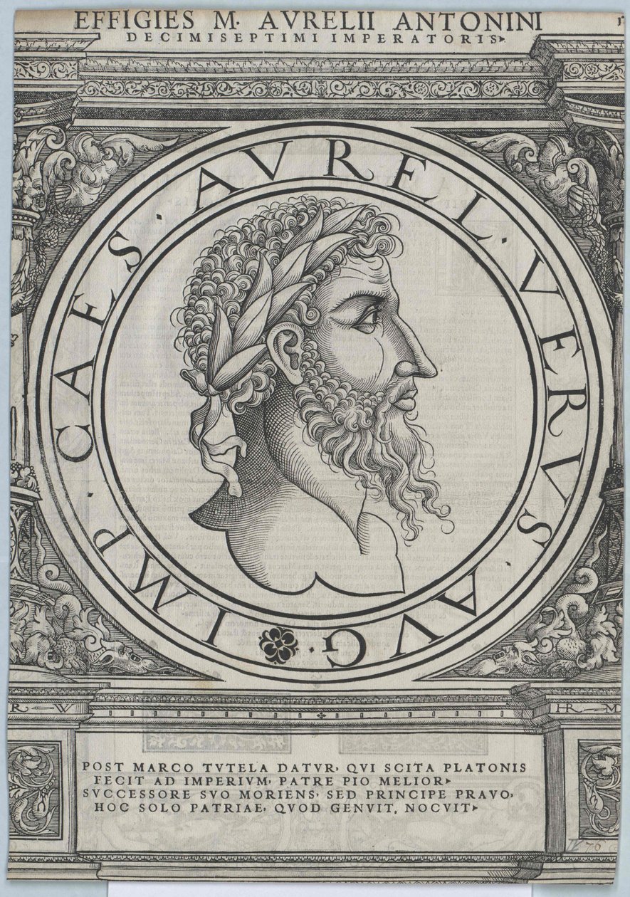 Římský císař Marcus Aurelius od Artist Unknown