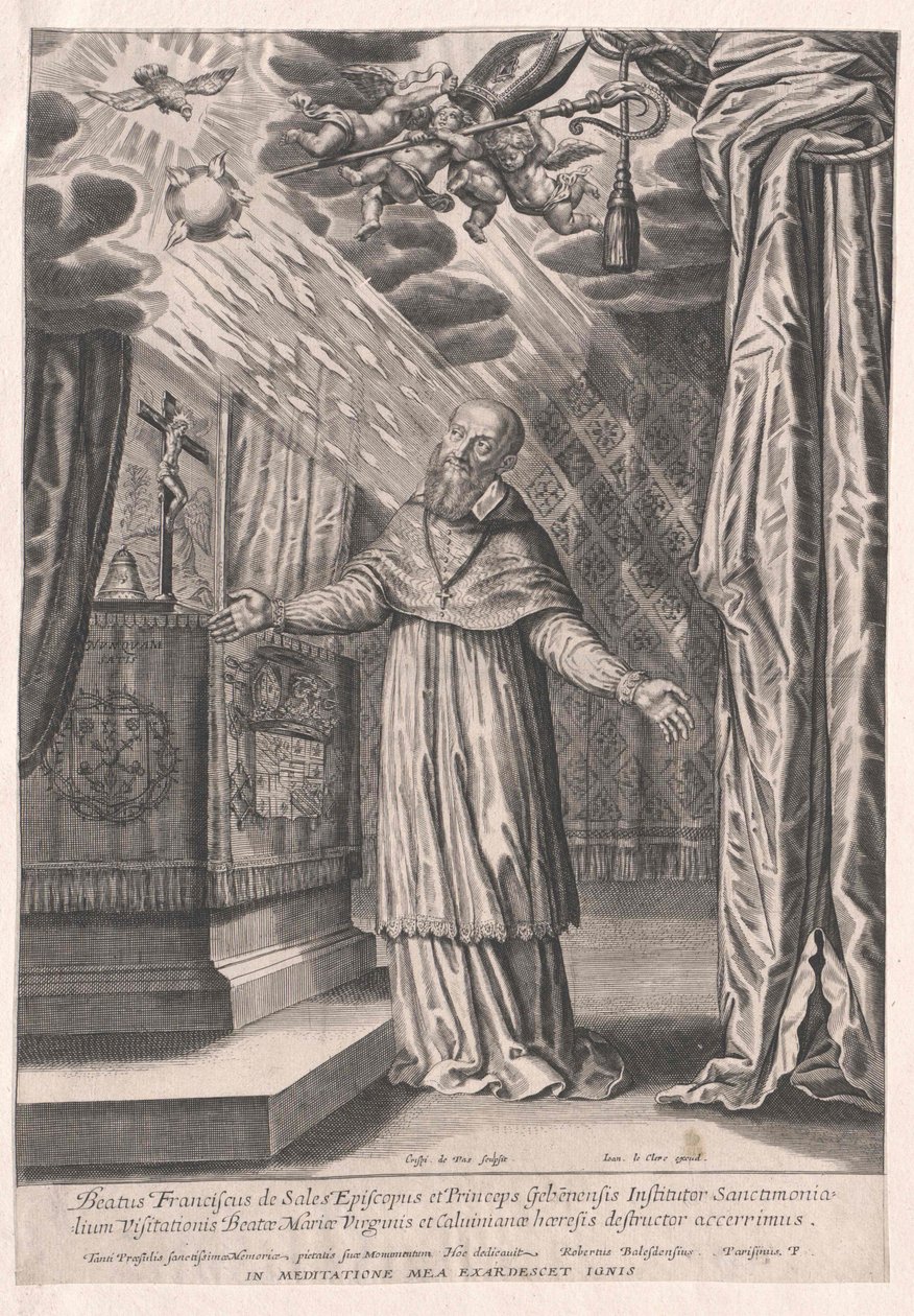 Svatý František Saleský od Artist Unknown
