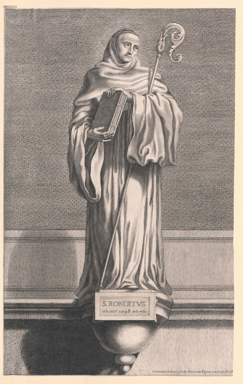 Svatý Robert von Citeaux od Artist Unknown