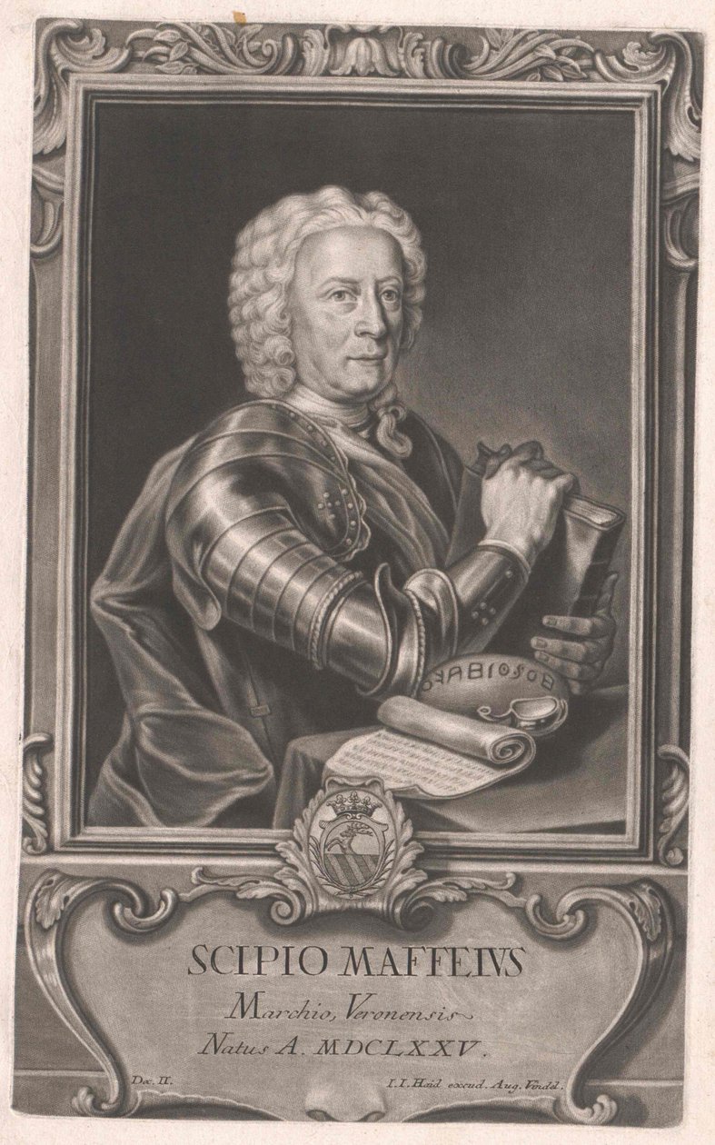 Scipione markýz Maffei od Artist Unknown