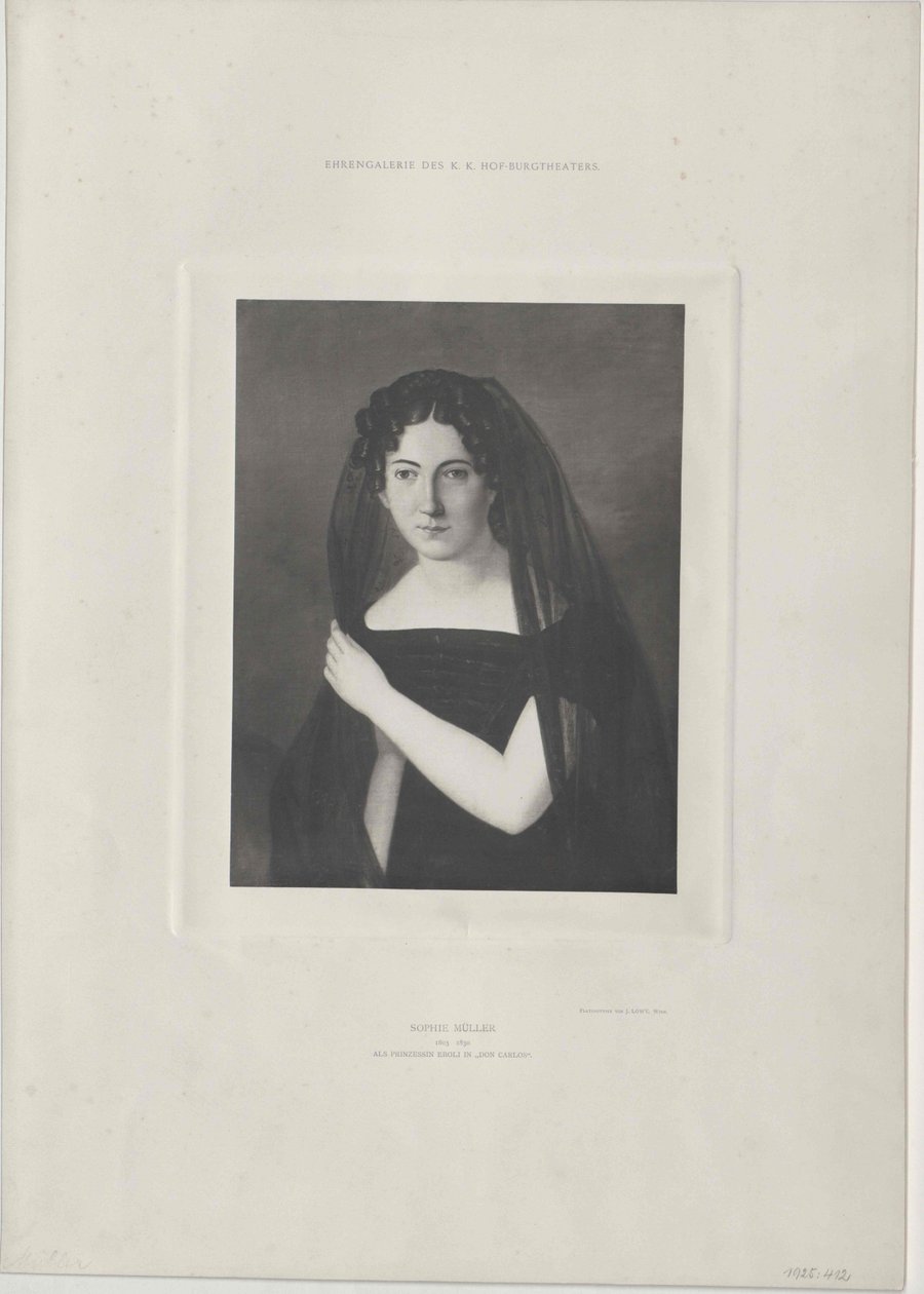Sophie Mueller (tisk) od Artist Unknown